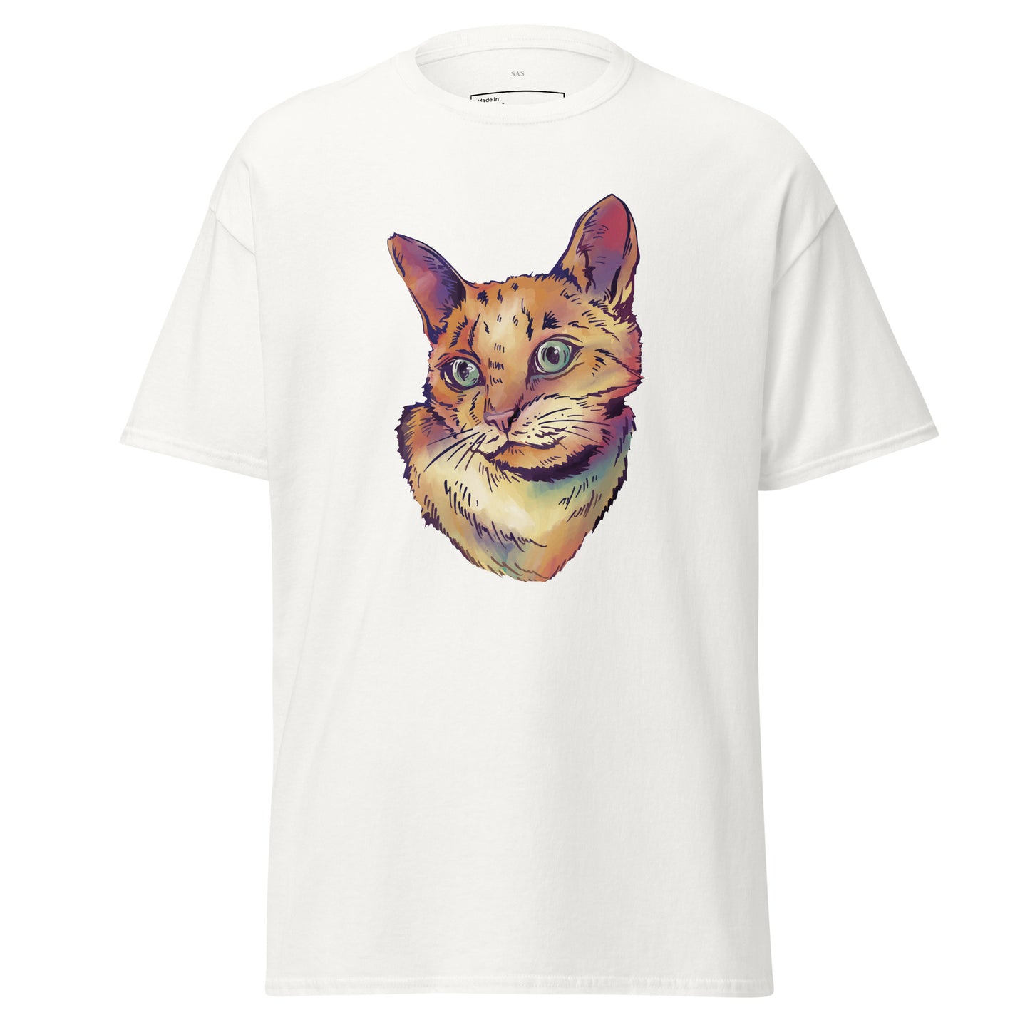 Beautiful Cat, Watercolor Cat, Unisex Classic Tee