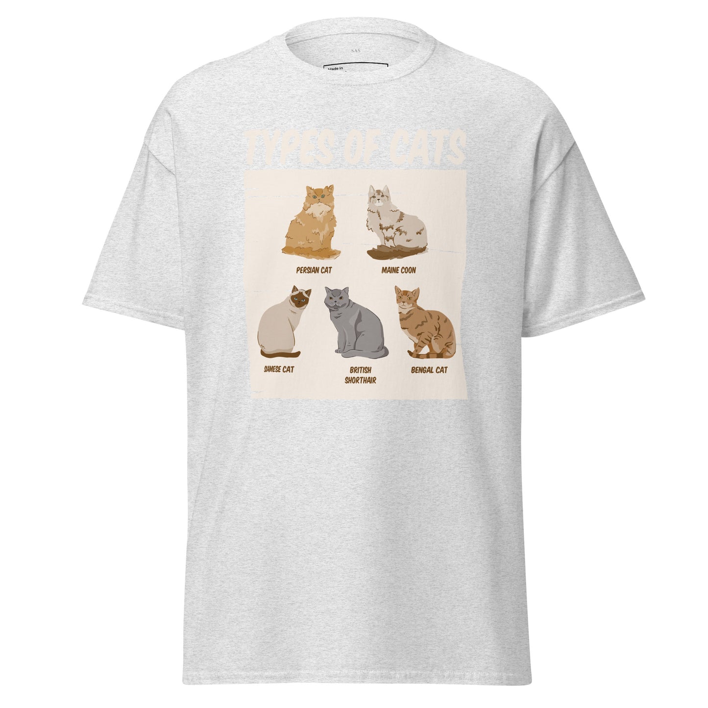 Types of Cats, Unisex Classic Tee