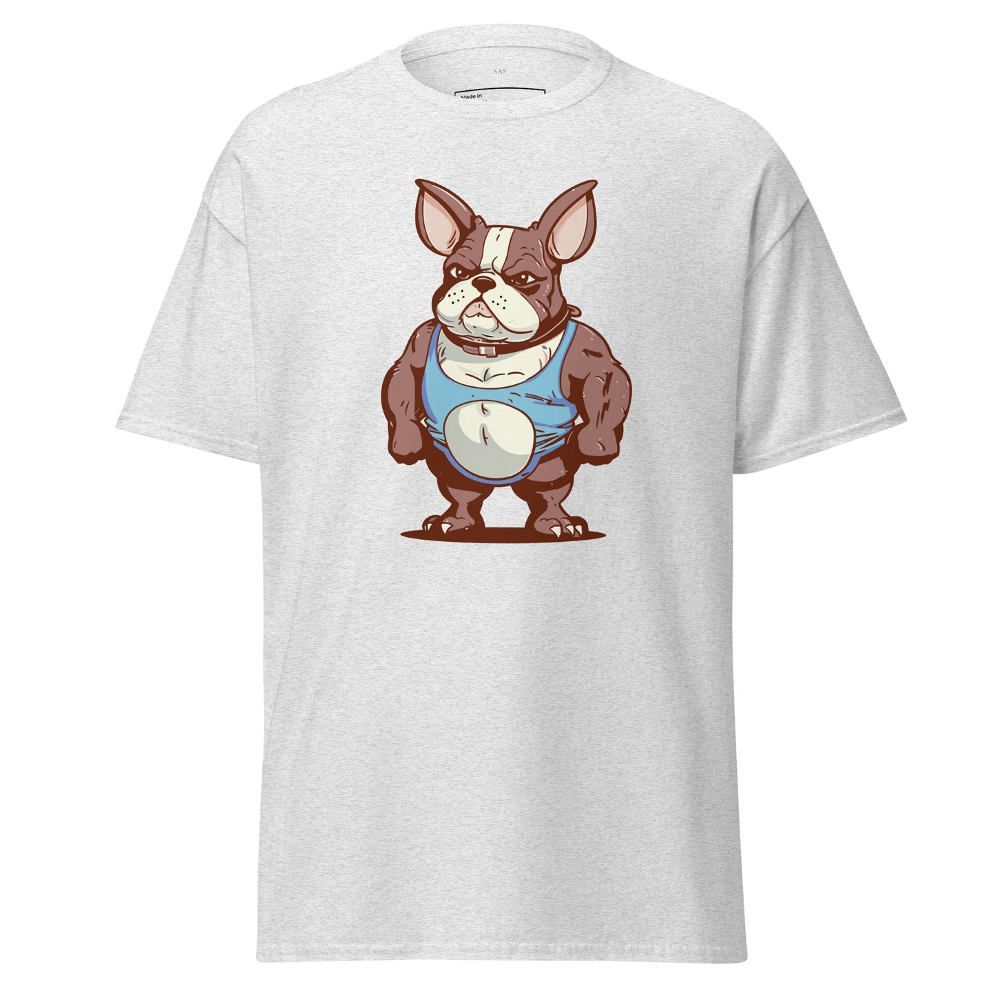 Body Builder French Bulldog, Unisex Classic Tee