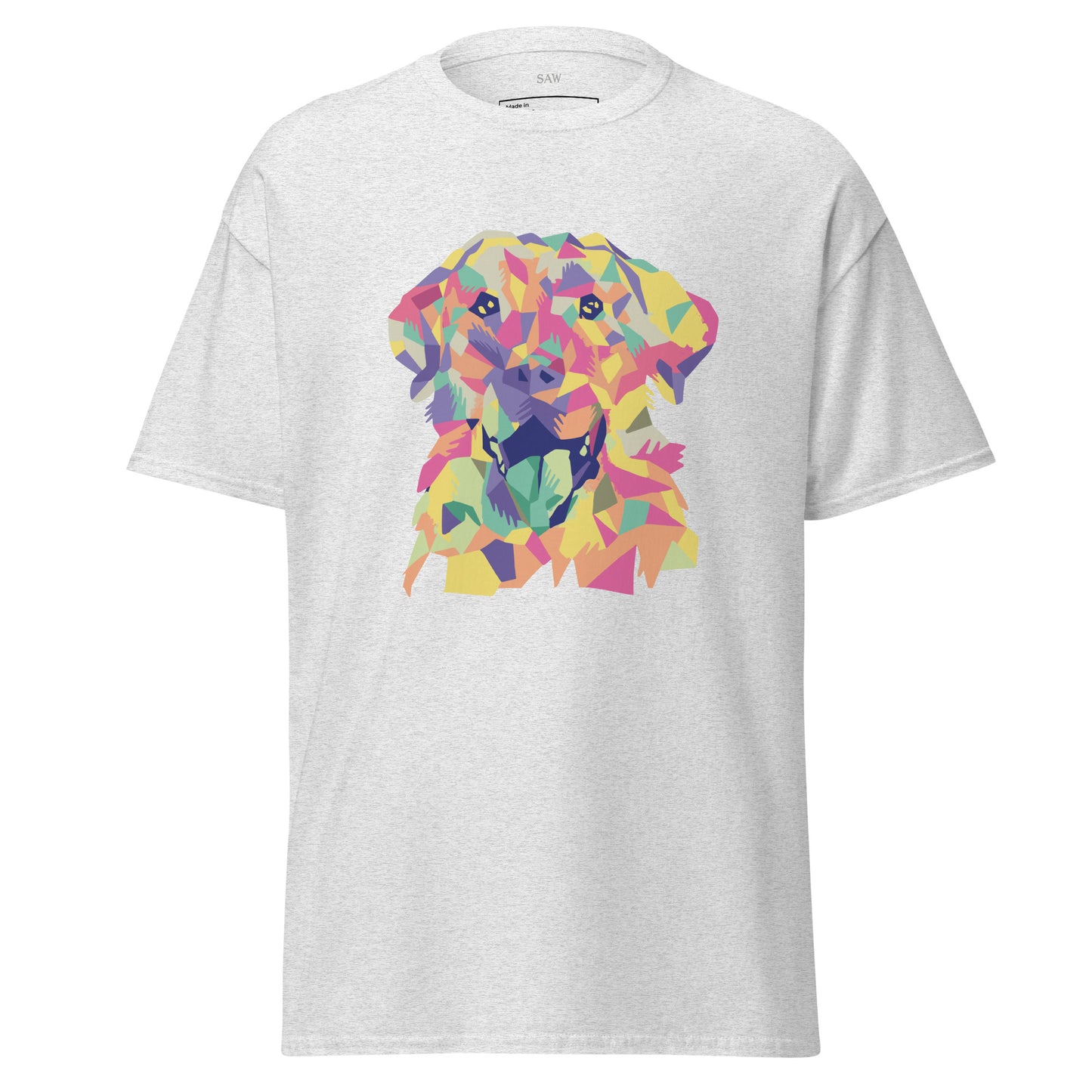 Colorful Labrador Dog, Unisex Classic Tee