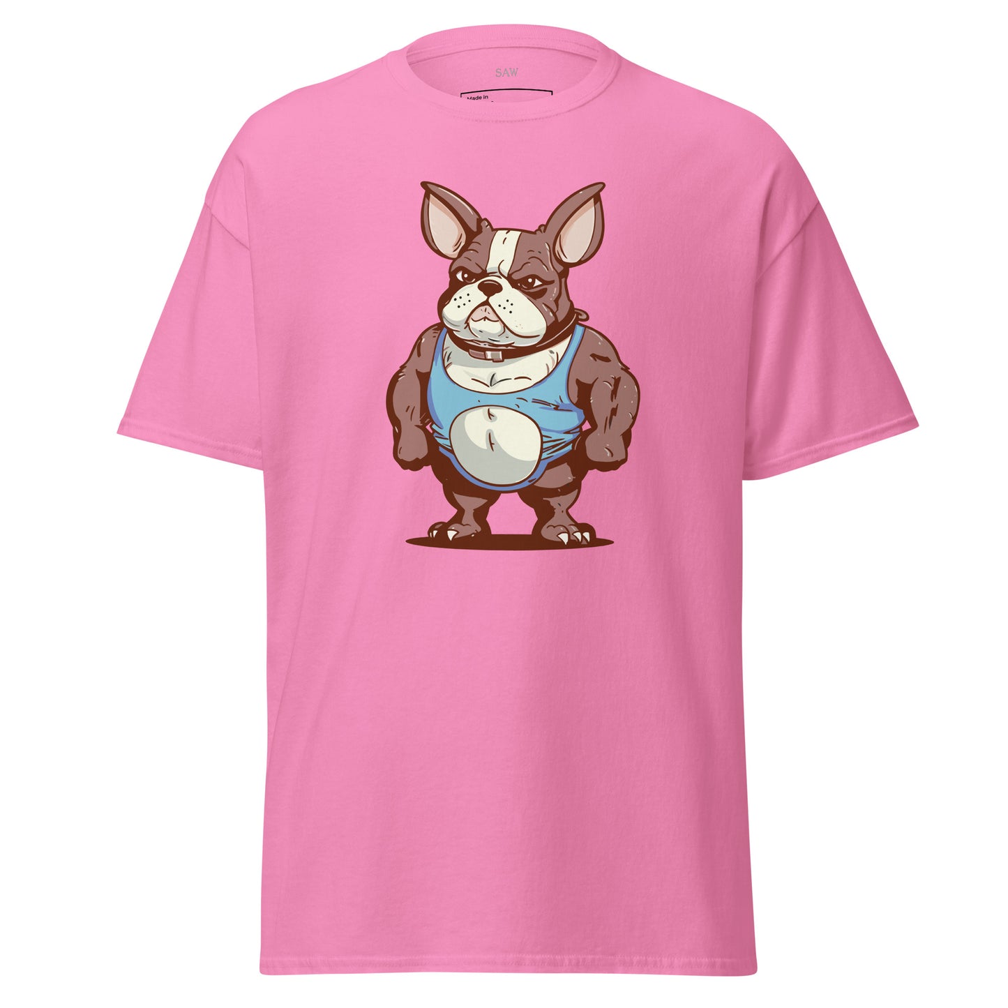 Body Builder French Bulldog, Unisex Classic Tee