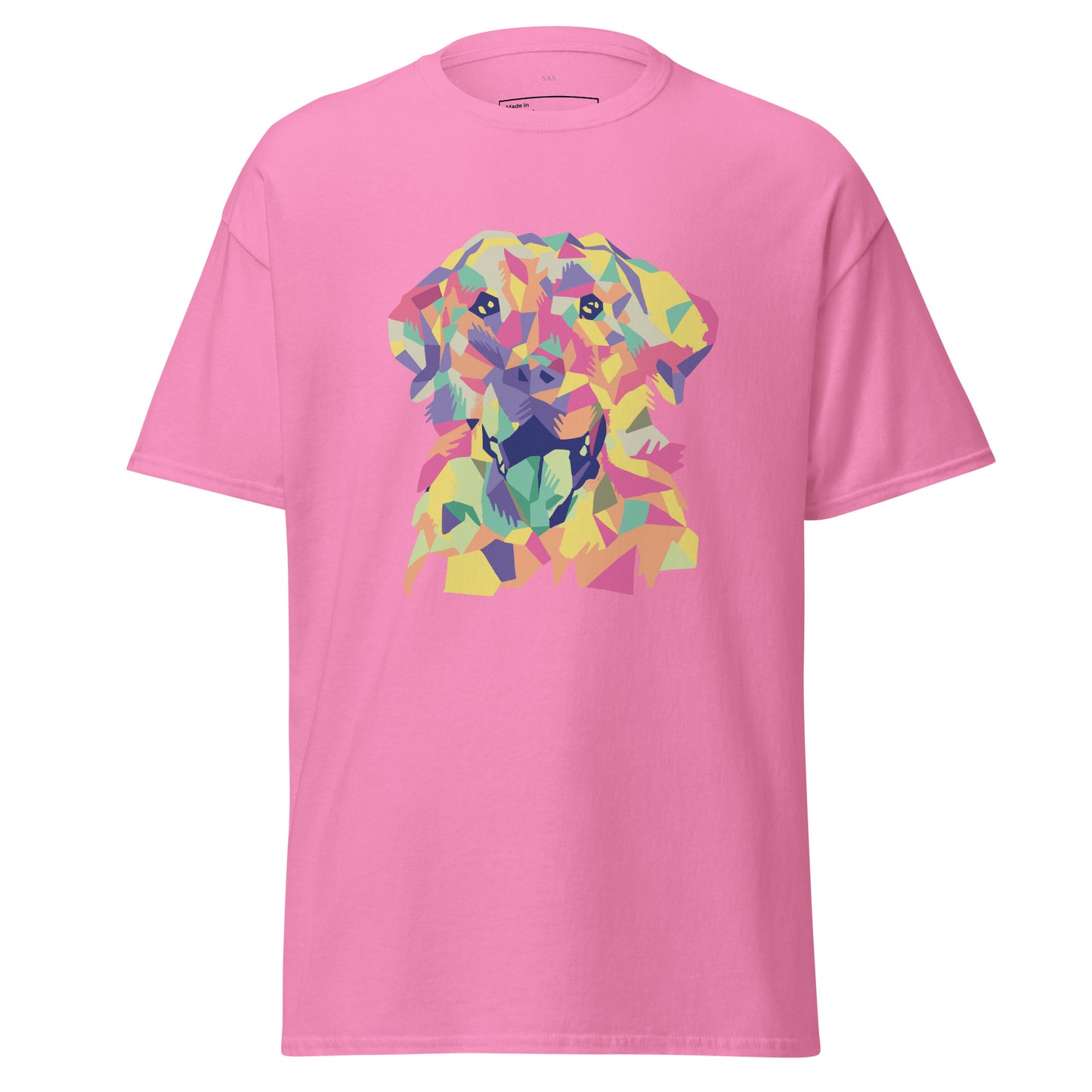 Colorful Labrador Dog, Unisex Classic Tee