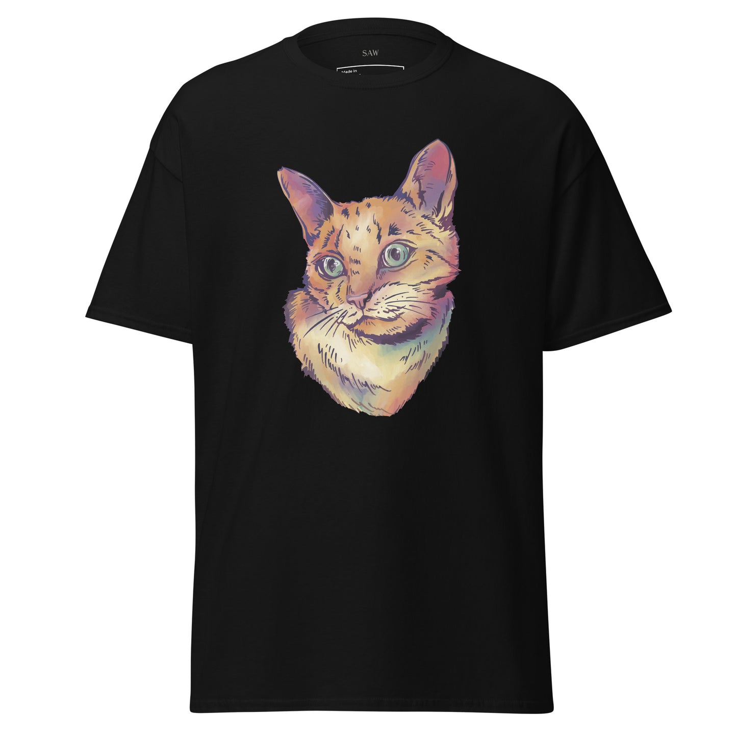 Beautiful Cat, Watercolor Cat, Unisex Classic Tee