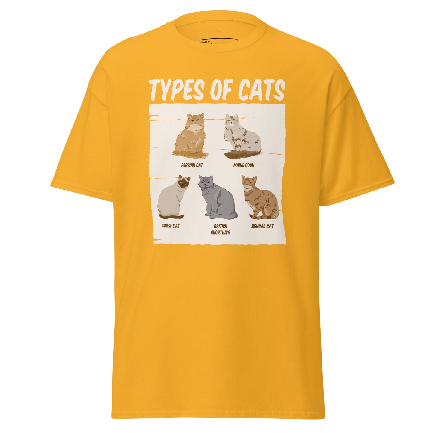 Types of Cats, Unisex Classic Tee