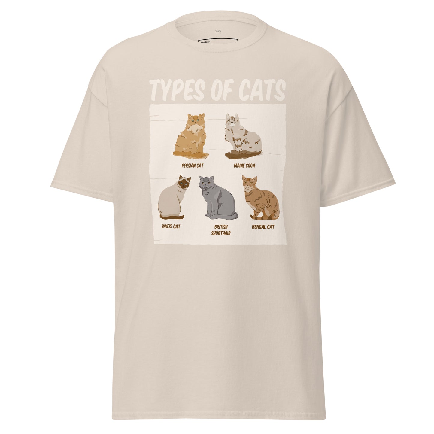 Types of Cats, Unisex Classic Tee