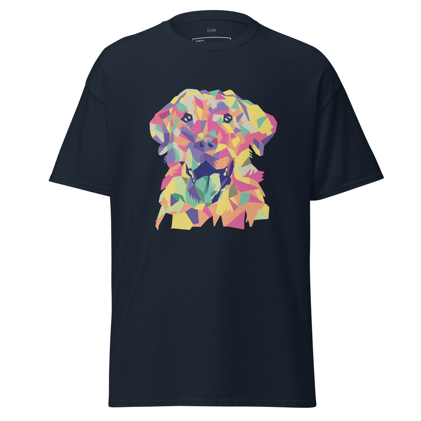 Colorful Labrador Dog, Unisex Classic Tee