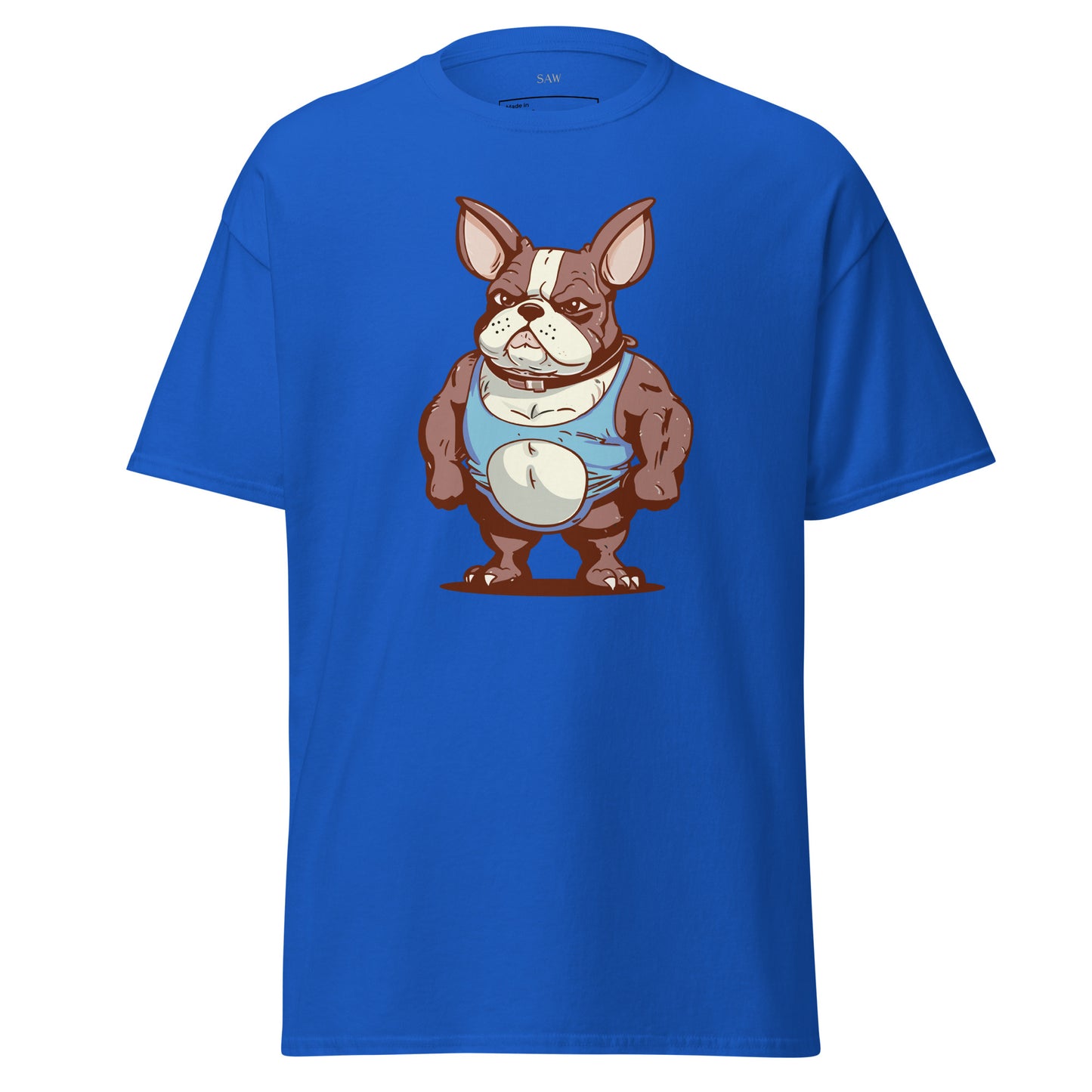 Body Builder French Bulldog, Unisex Classic Tee