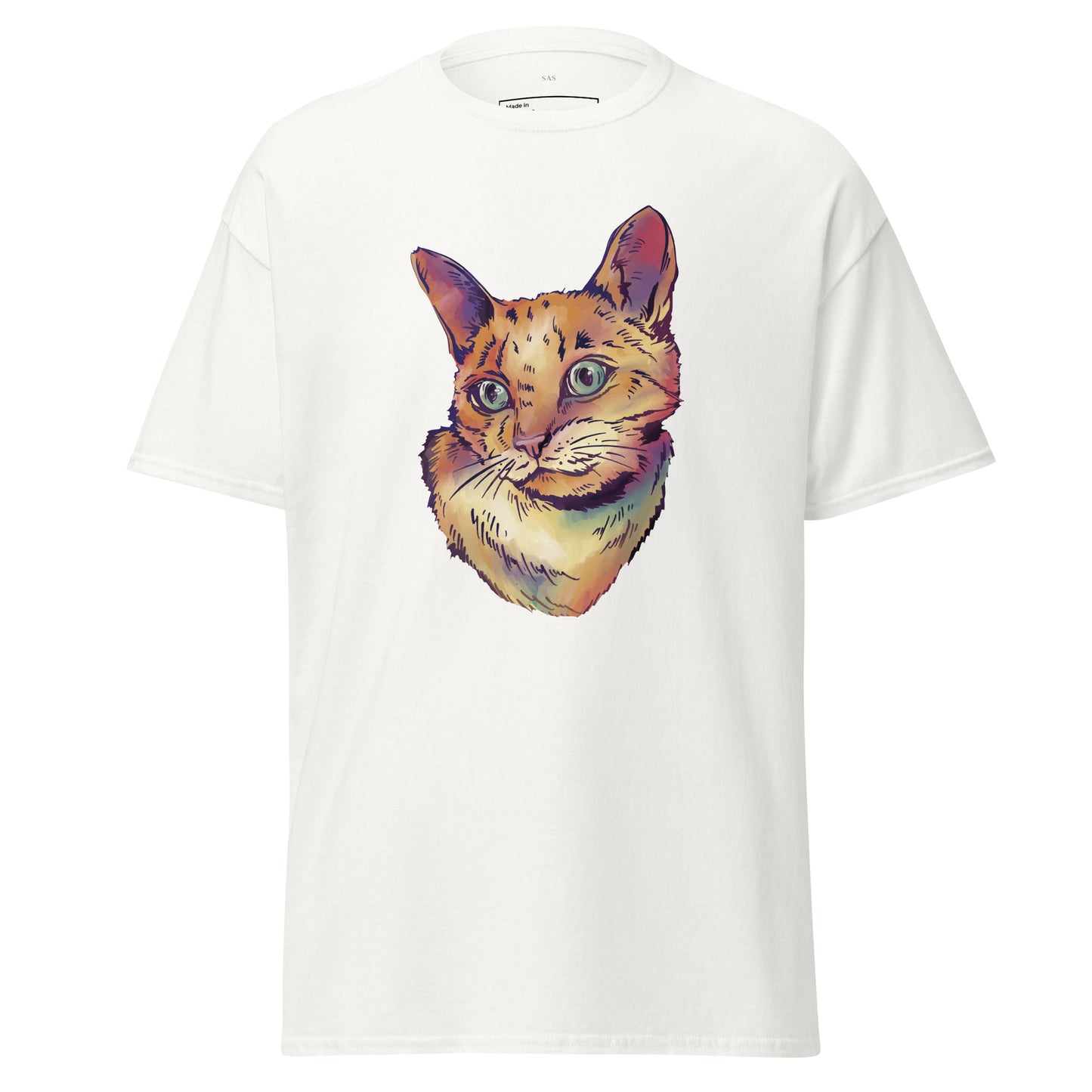 Beautiful Cat, Watercolor Cat, Unisex Classic Tee