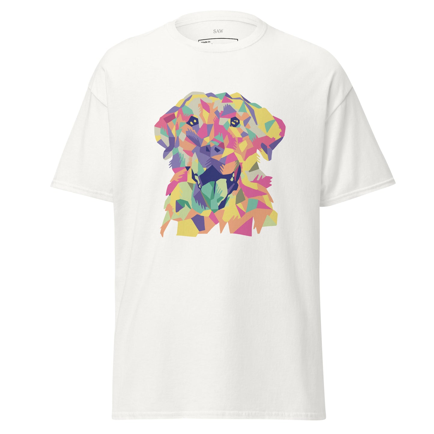 Colorful Labrador Dog, Unisex Classic Tee