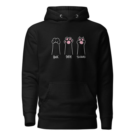 Rock, Paper, Scissors, Unisex Hoodie