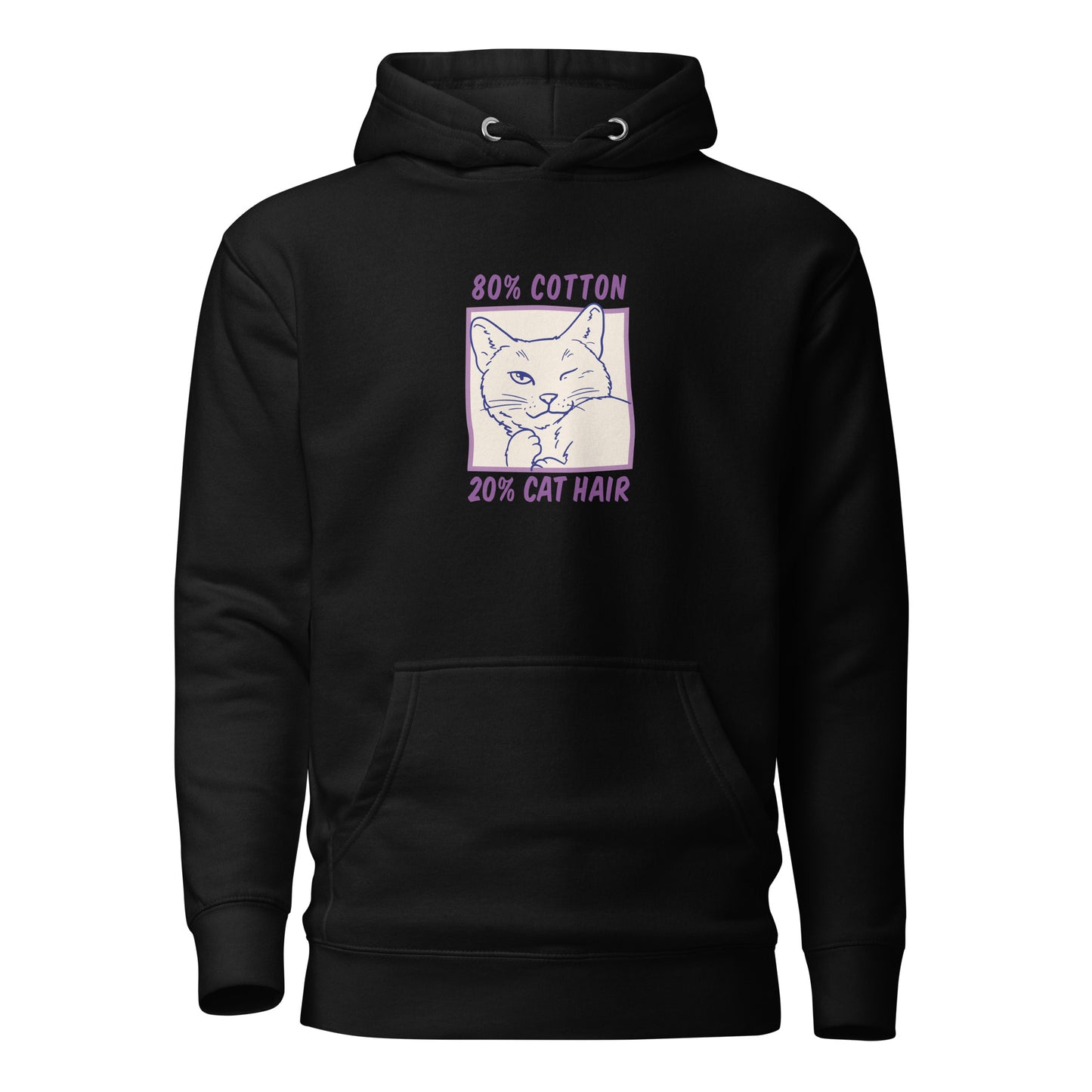 Cotton and Cat Hair, Unisex Hoodie