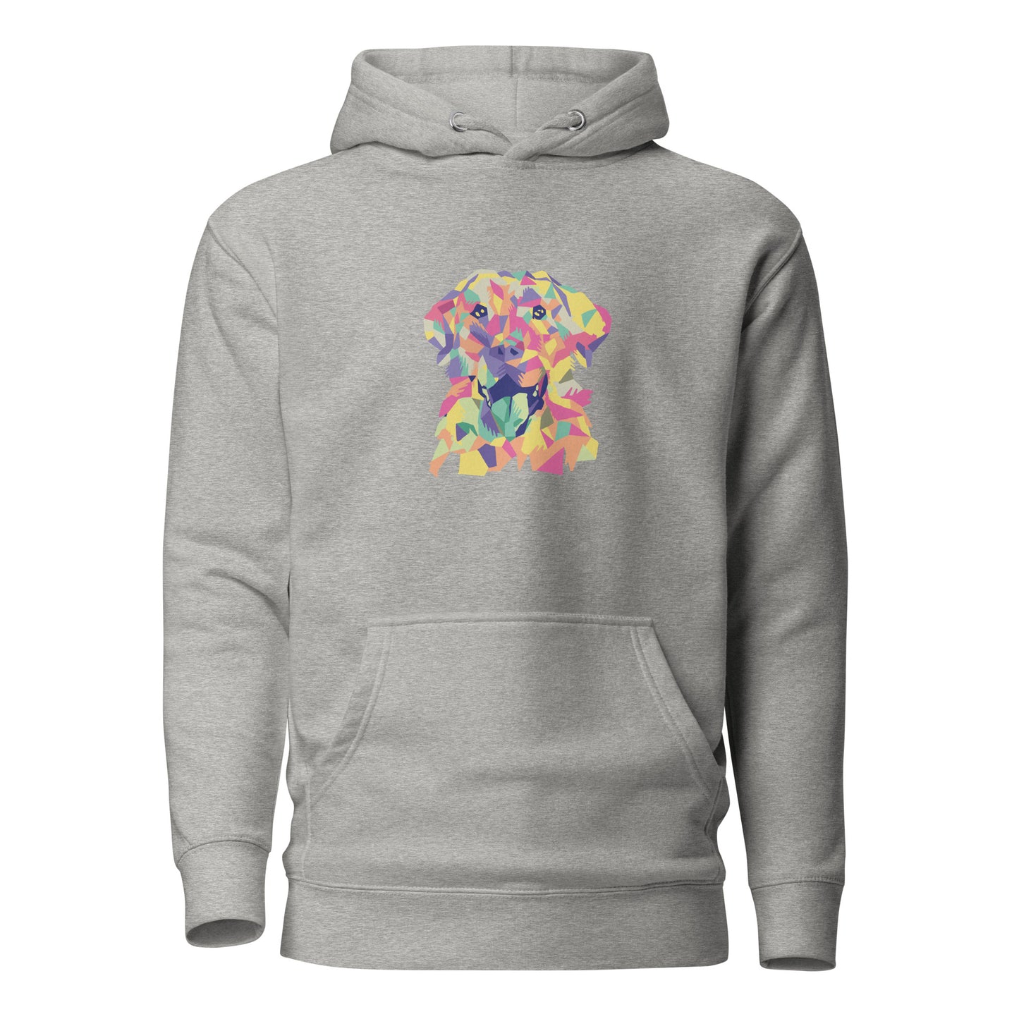 Colorful Labrador Dog, Unisex Hoodie