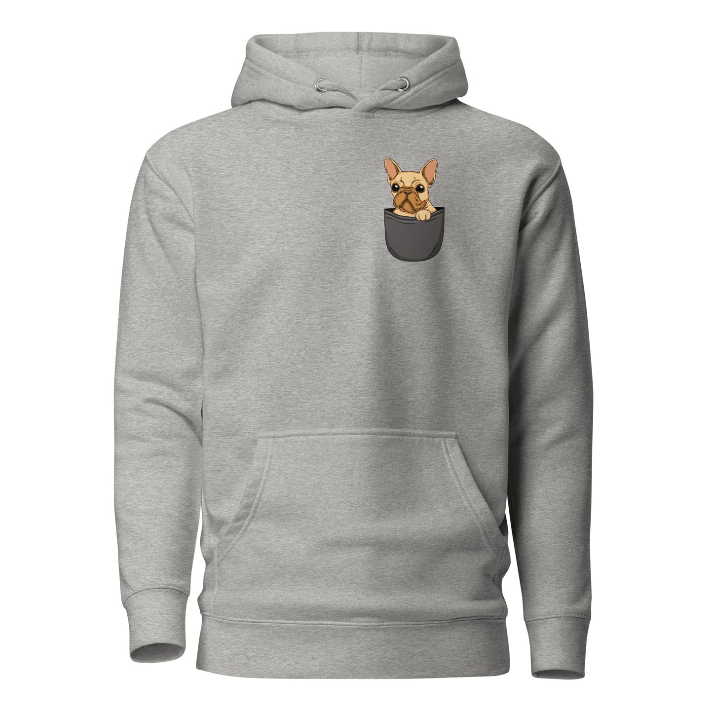 French Bulldog in Pocket, Unisex Hoodie