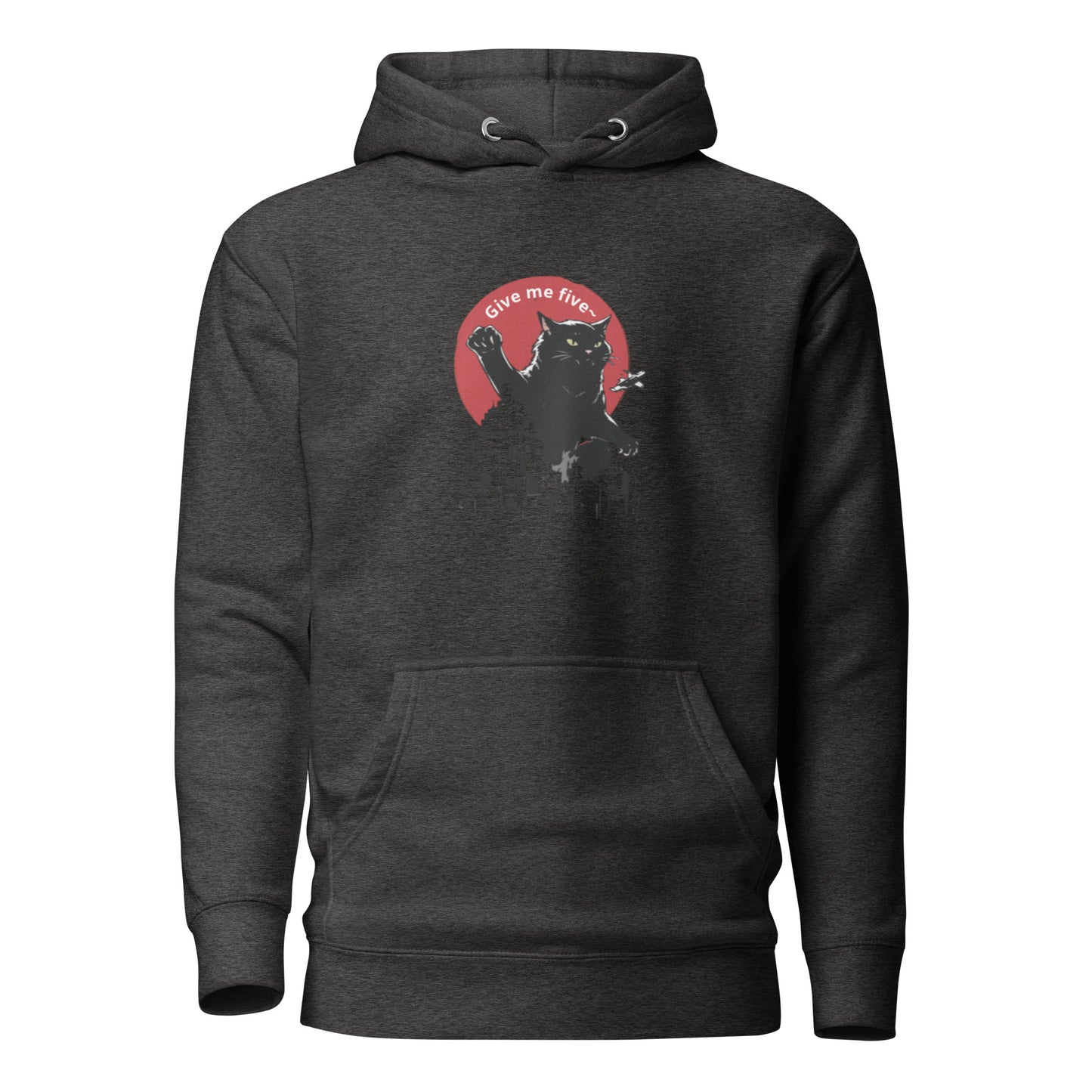 Catzilla in City, Unisex Hoodie