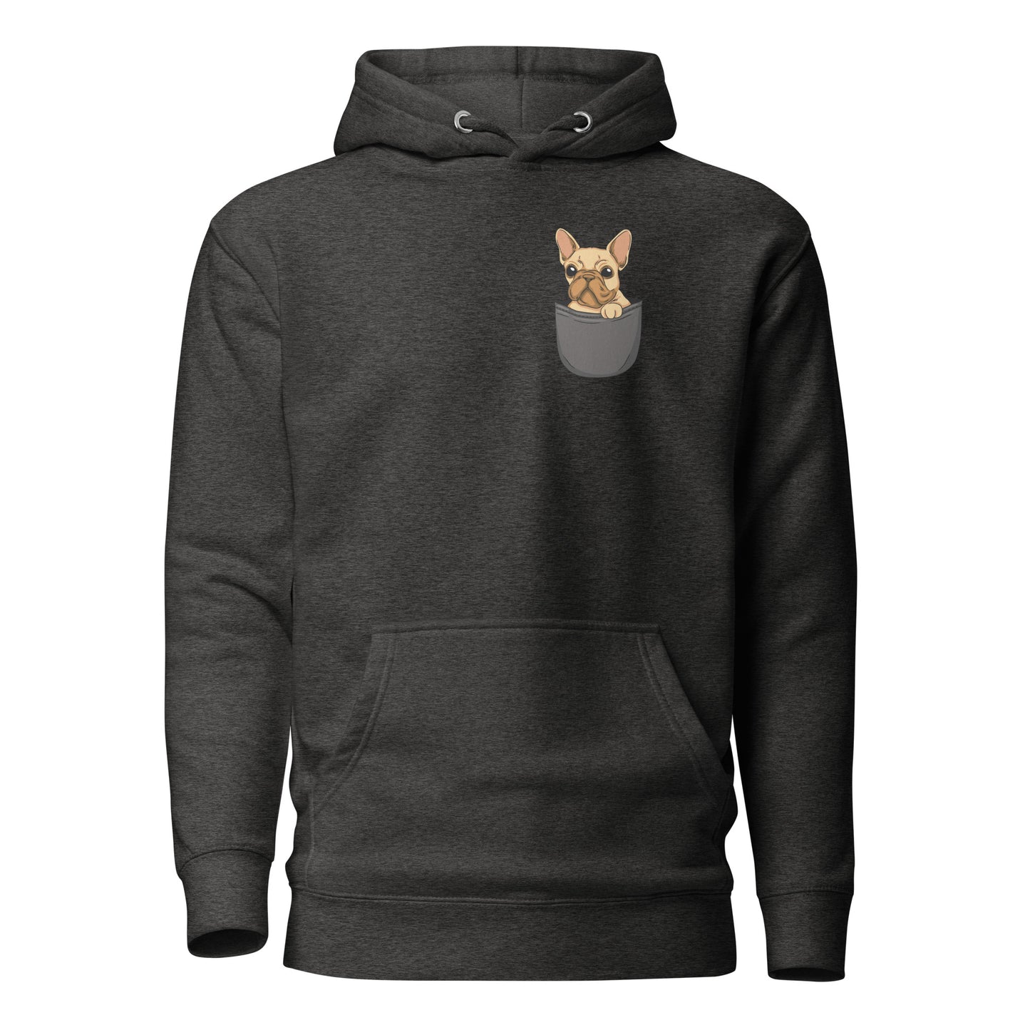 French Bulldog in Pocket, Unisex Hoodie