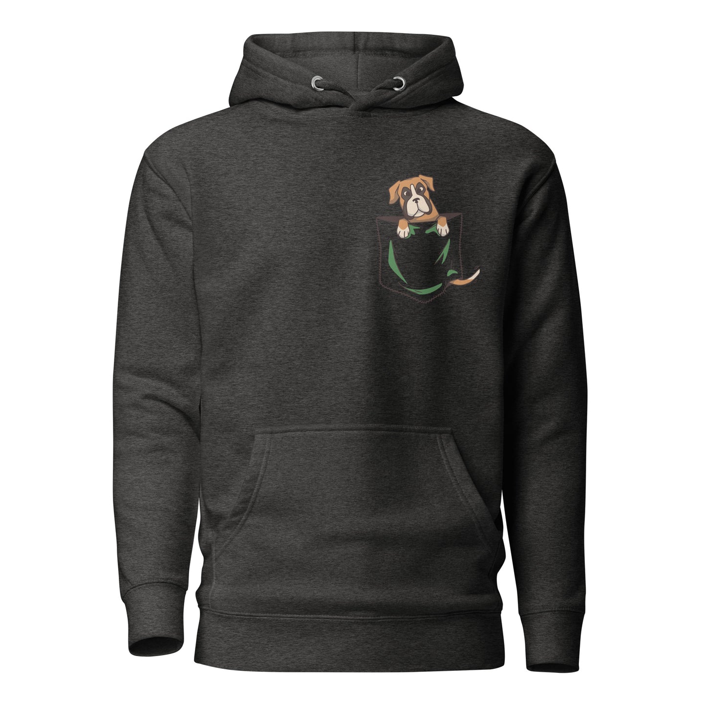 Boxer in Pocket, Unisex Hoodie