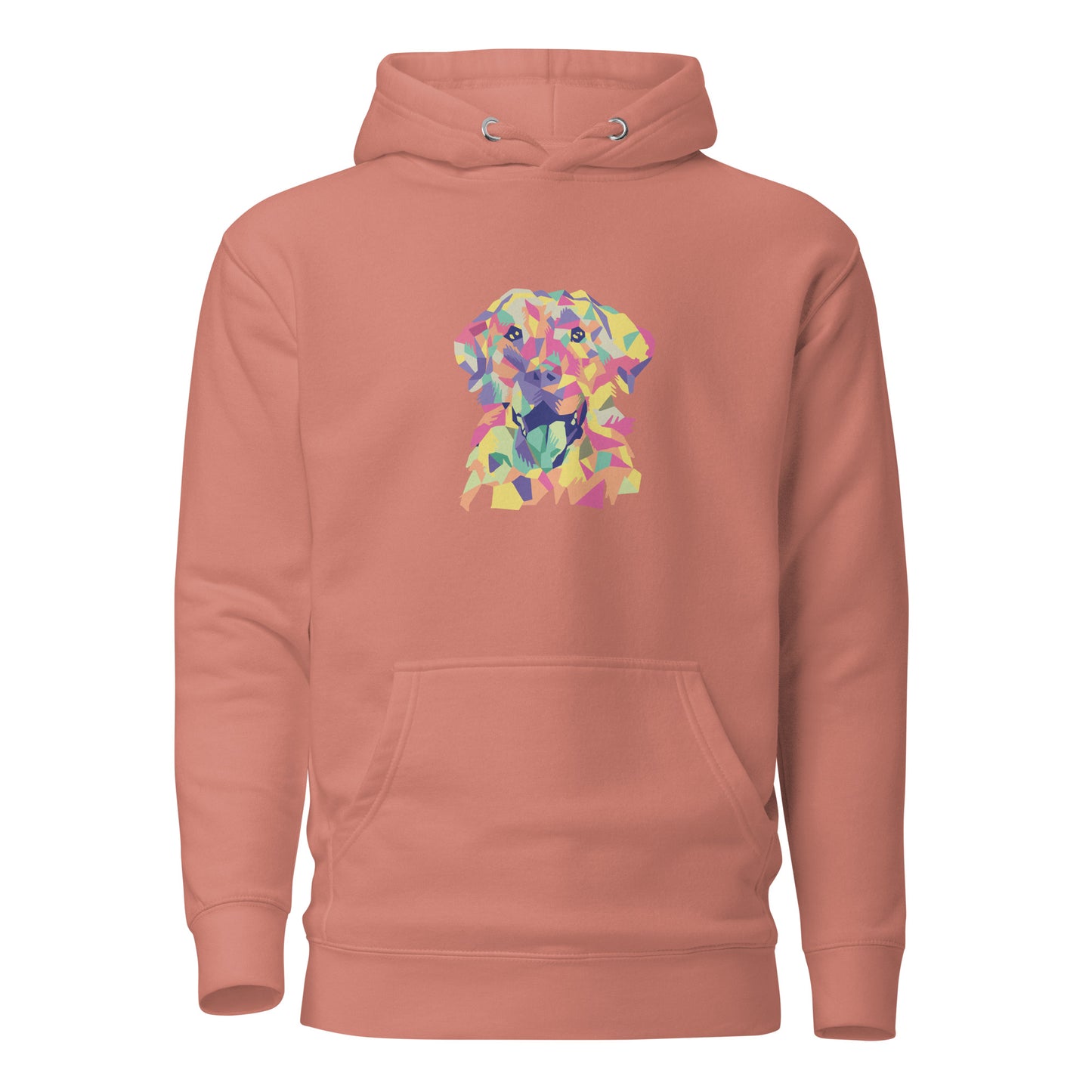 Colorful Labrador Dog, Unisex Hoodie