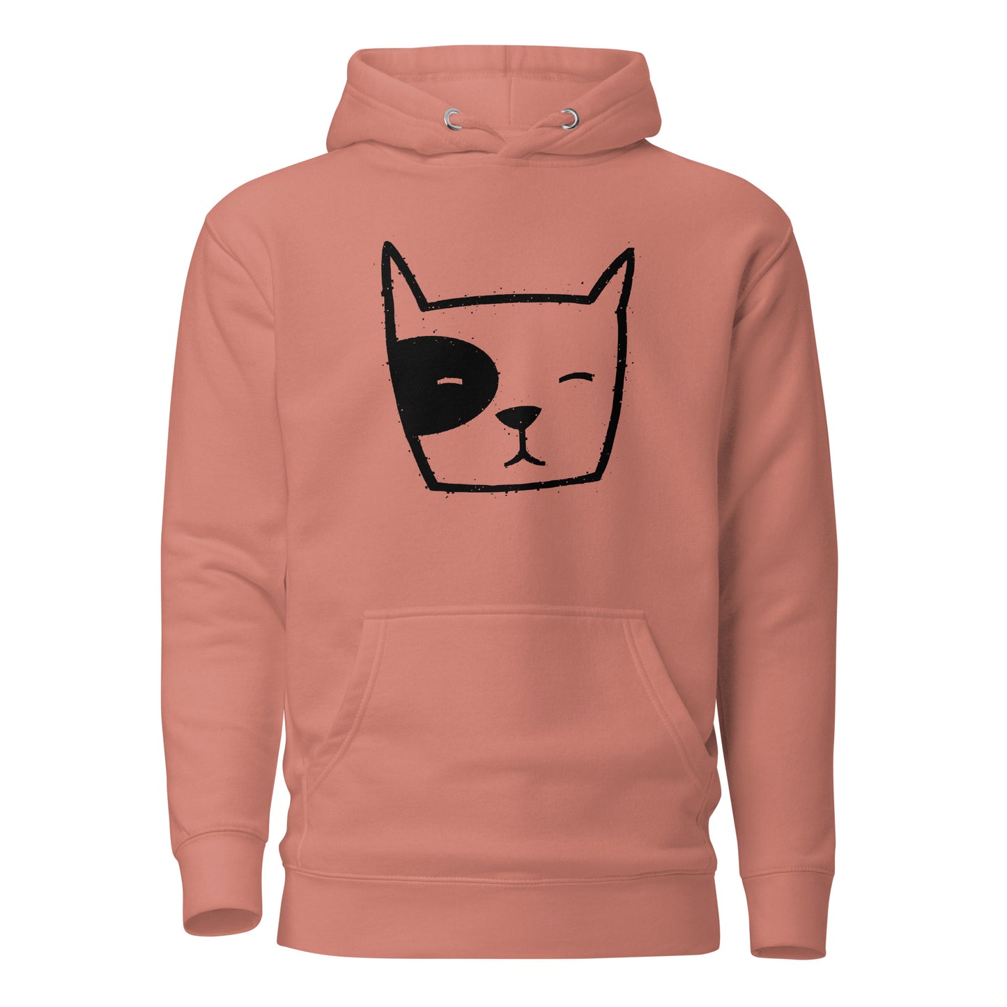 Simple Dog Face, Unisex Hoodie