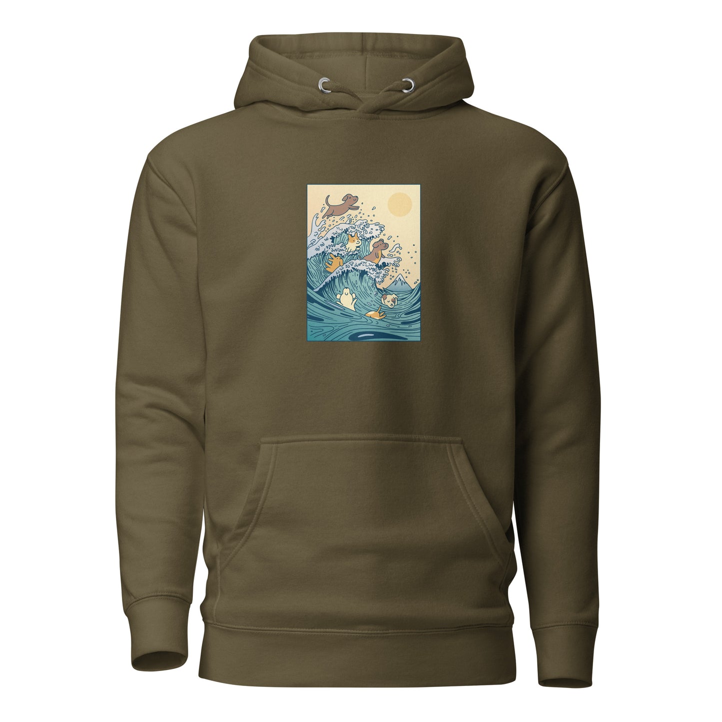 Dog Wave, Unisex Hoodie