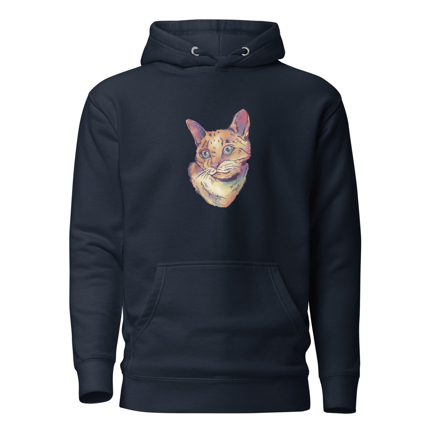 Beautiful Cat, Watercolor Cat, Unisex Hoodie