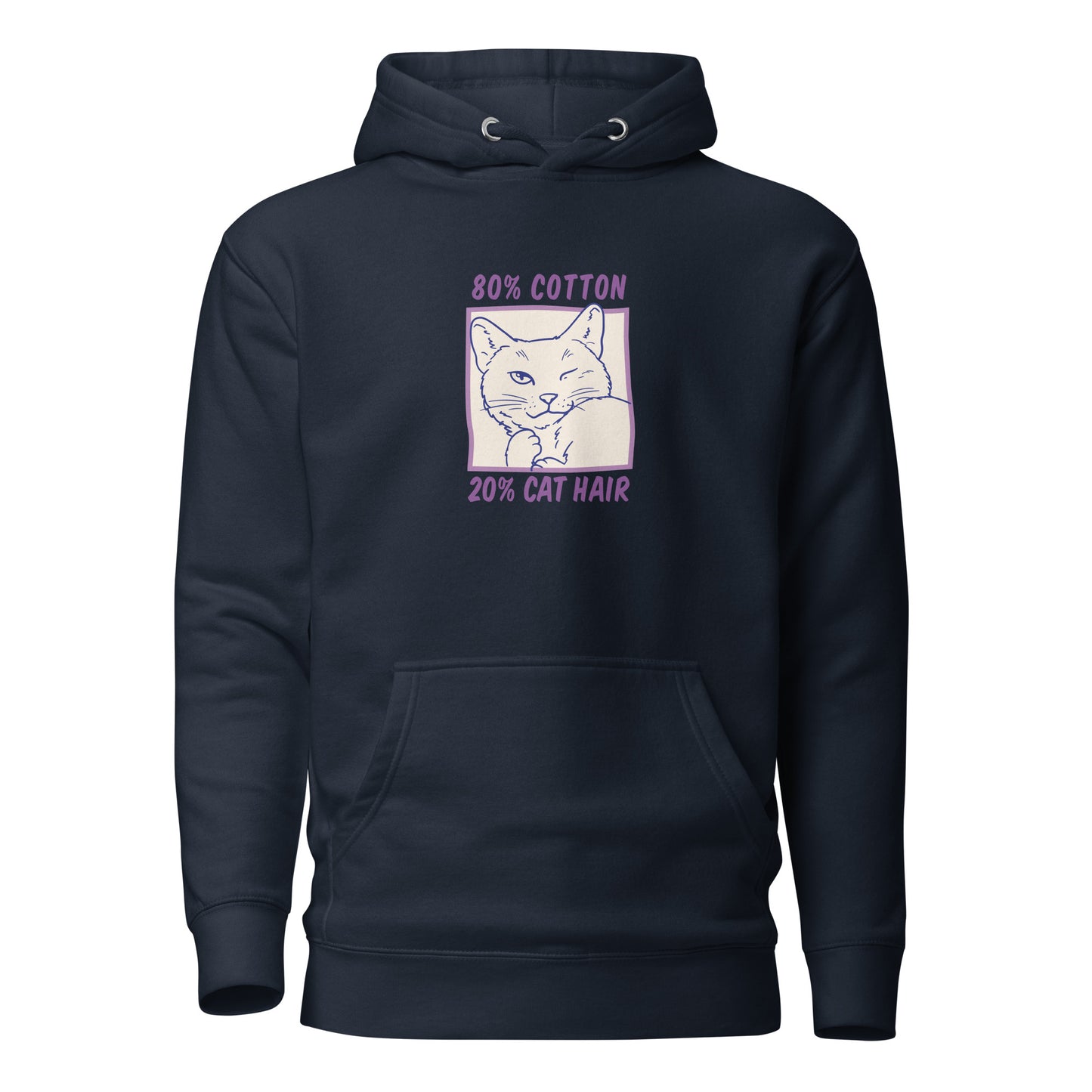Cotton and Cat Hair, Unisex Hoodie