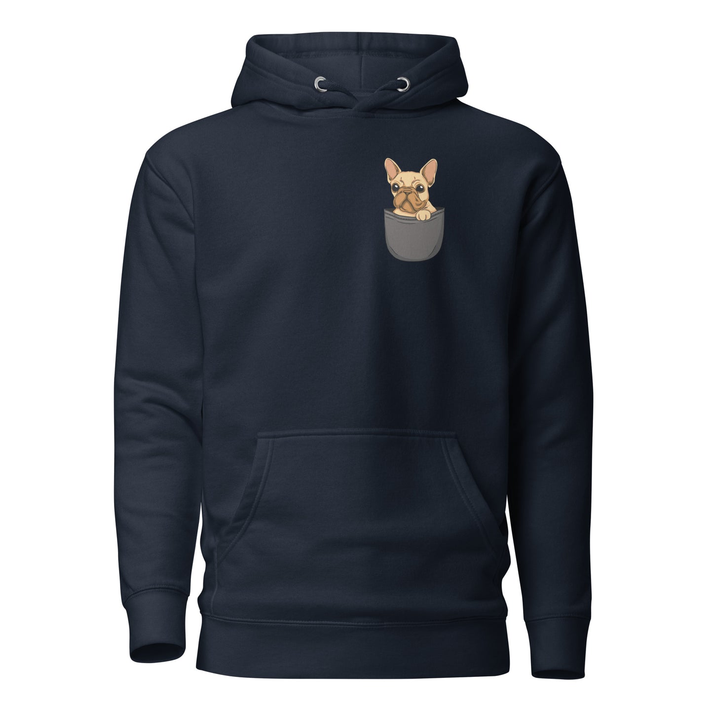 French Bulldog in Pocket, Unisex Hoodie