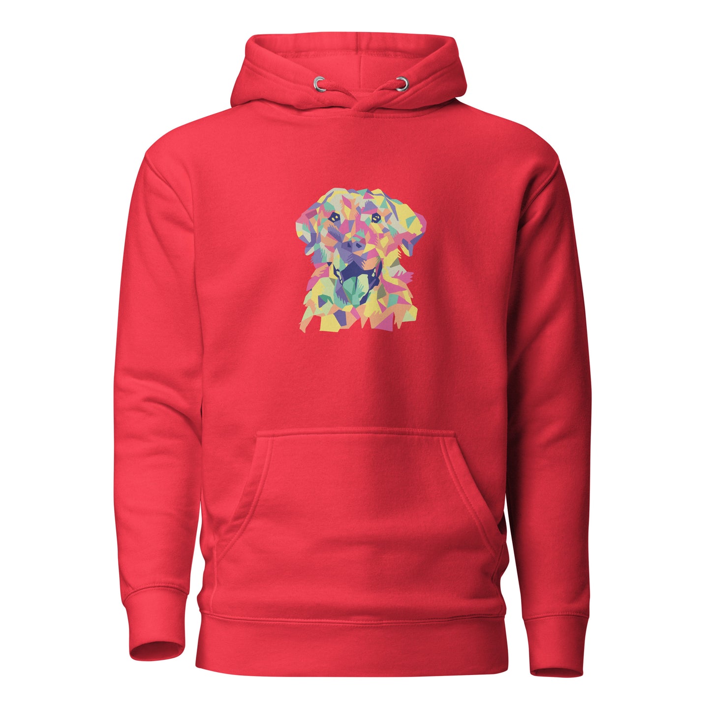 Colorful Labrador Dog, Unisex Hoodie