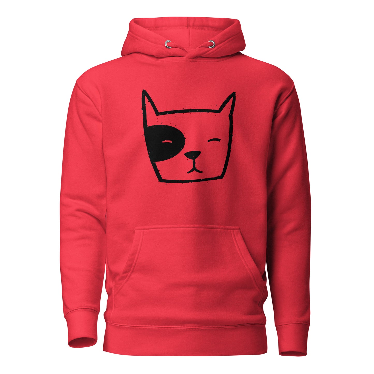 Simple Dog Face, Unisex Hoodie