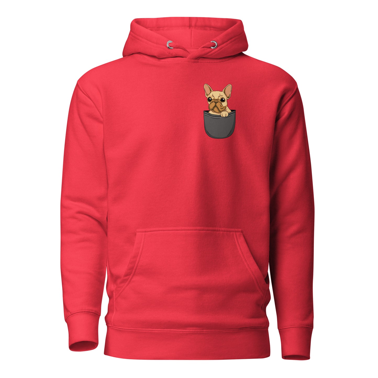 French Bulldog in Pocket, Unisex Hoodie