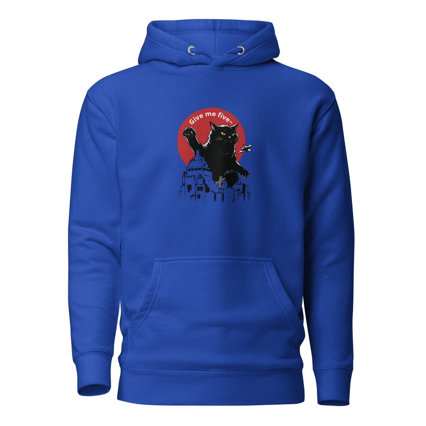 Catzilla in City, Unisex Hoodie