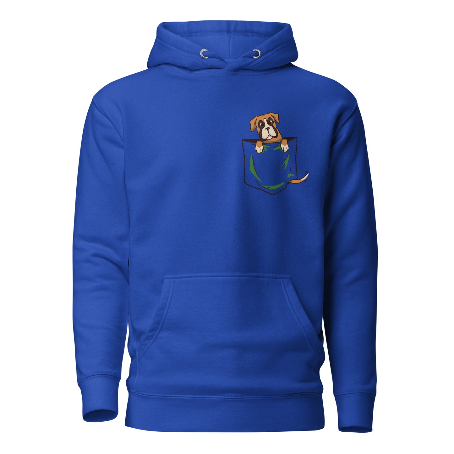 Boxer in Pocket, Unisex Hoodie