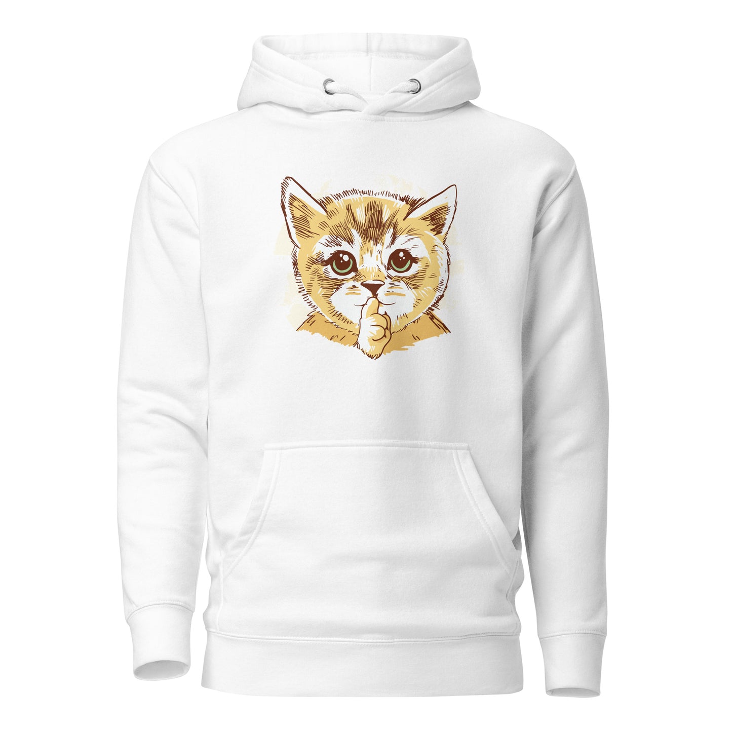 Silent Cat, Unisex Hoodie