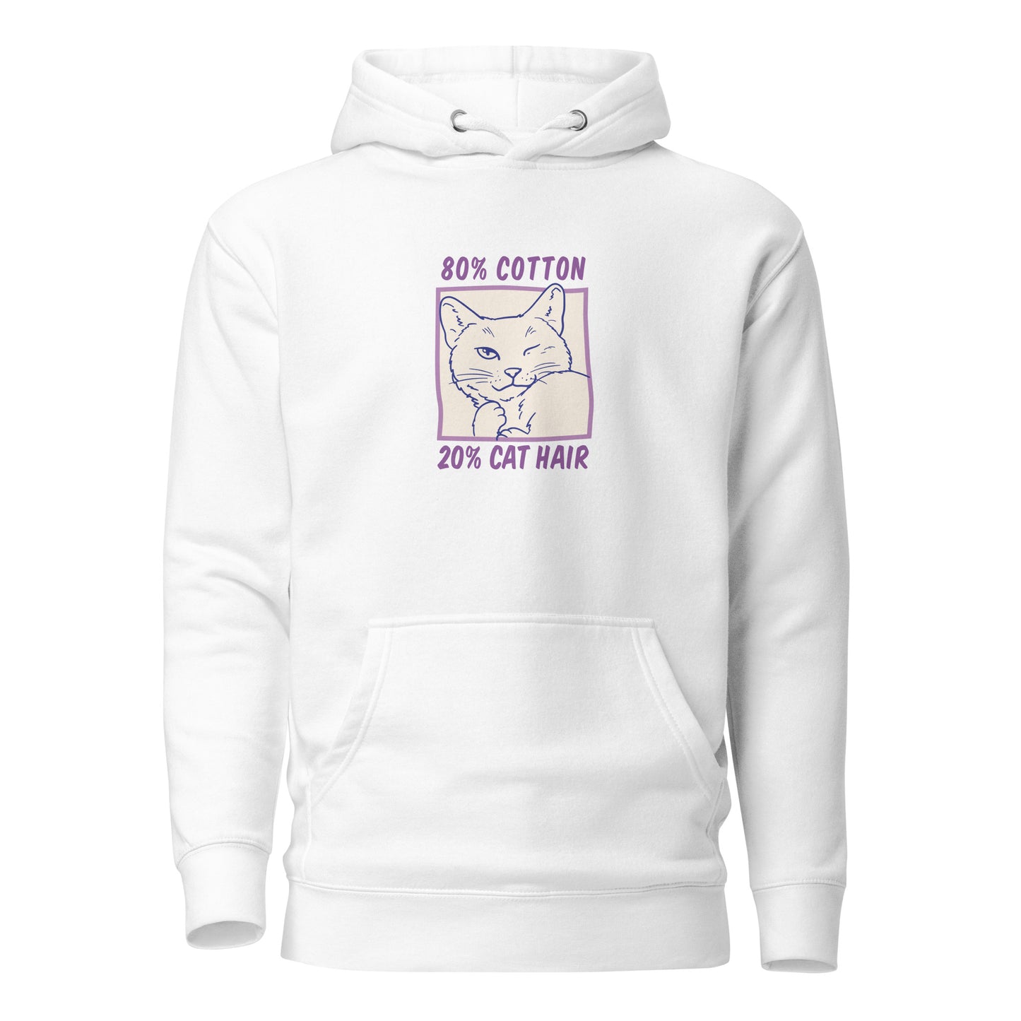 Cotton and Cat Hair, Unisex Hoodie