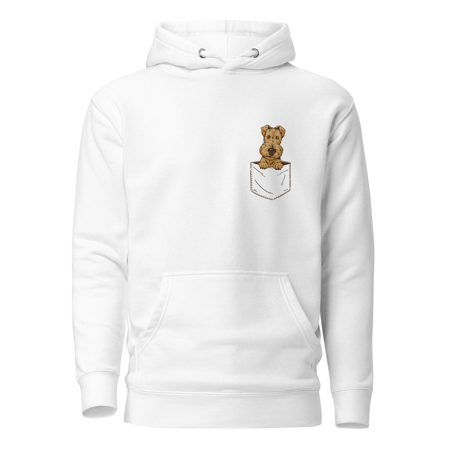 Cute Dog in Pocket, Unisex Hoodie