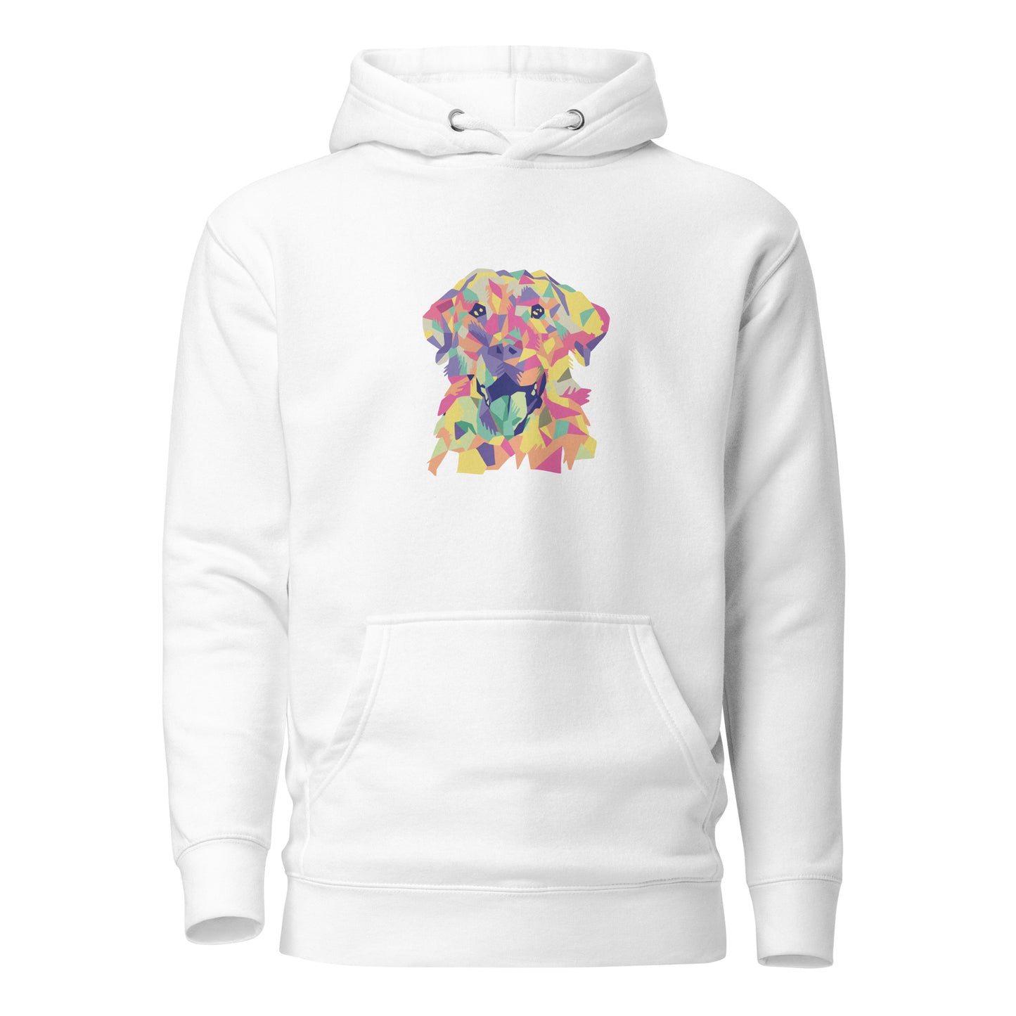 Colorful Labrador Dog, Unisex Hoodie