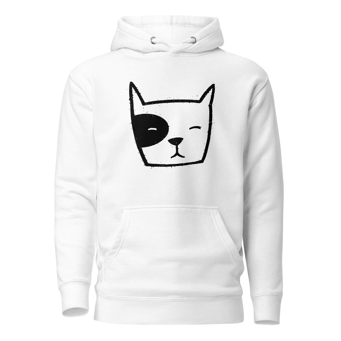 Simple Dog Face, Unisex Hoodie